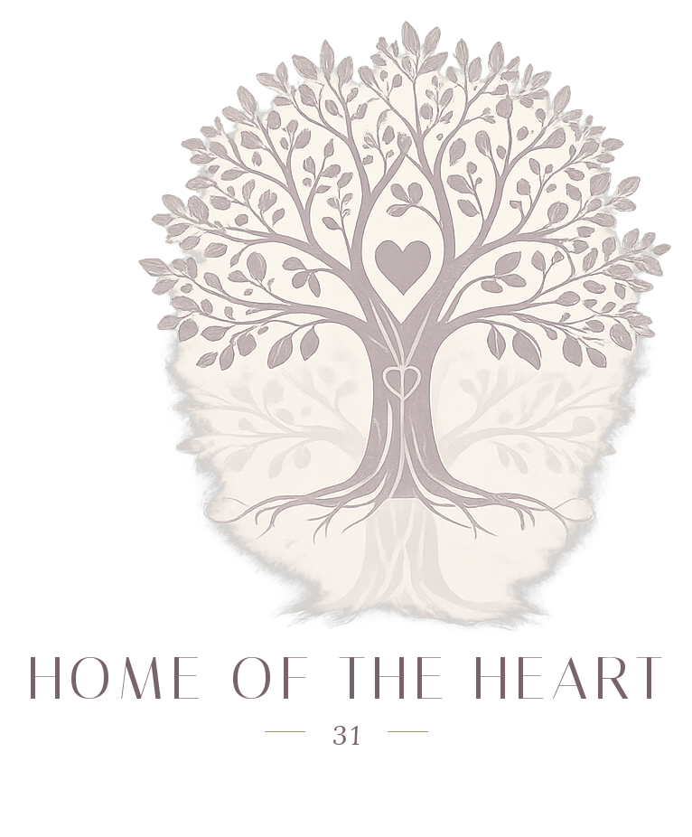 Home of the Heart 31 tree and heart emblem